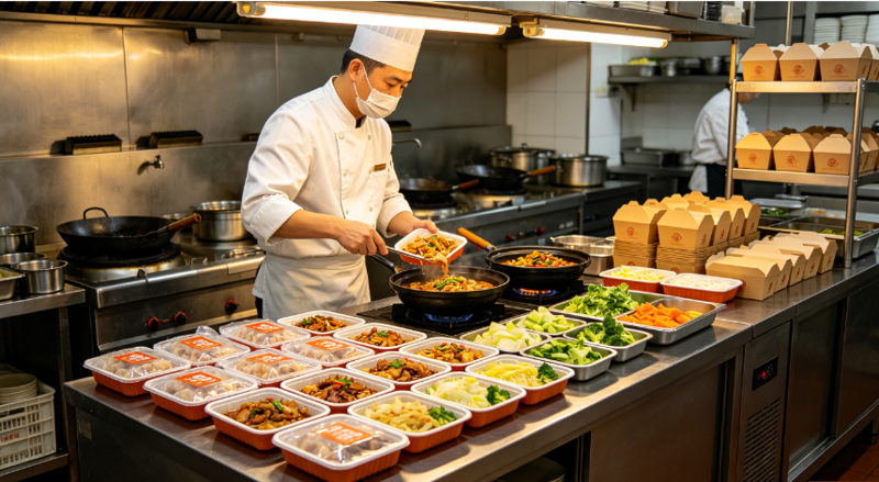 餐饮门店使用肴小郎方便菜调理包 实现标准化快速出餐