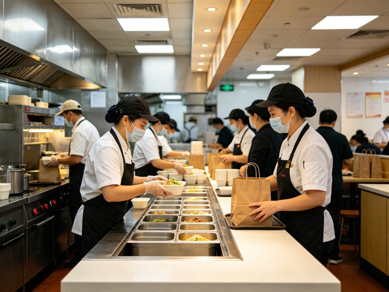 肴小郎餐饮干货 餐饮出餐效率对比
