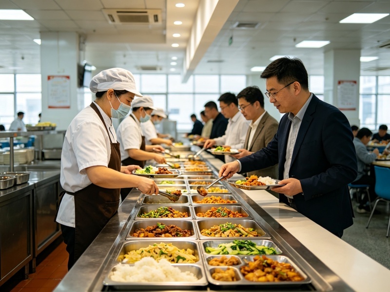 食堂批量供餐场景 肴小郎渠道适配 食堂批量供餐场景