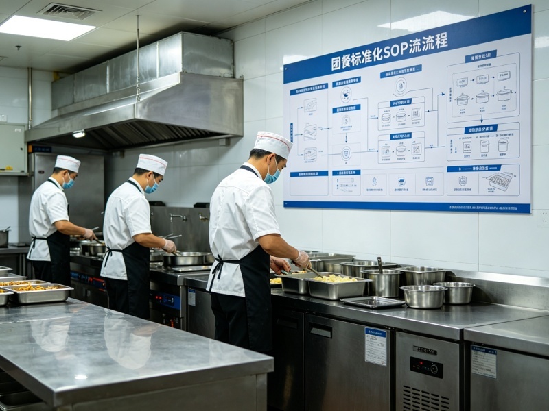 团餐标准化SOP流程 肴小郎渠道适配 团餐后厨标准化 SOP 操作流程